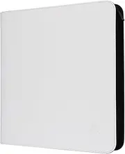 Alteagle 12 Pocket Card Binder, Fits 1008 Trading Cards Side Loading Ringless Card Album for TCG and Sports Cards -White