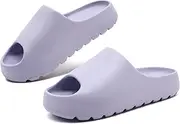 [Yueerlu] Cloud Slides for Women Men, Recovery Womens Pillow Slides,EVA Anti-Slip shower shoes,Thick Sole Open Toe Garden Shoes,men's sandals,mens slippers for Indoor and Outdoor Size