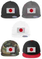 New Era NE400 Snapback Flat Bill Hat/Cap Japan Flag Patch 5 colors WORLD CUP