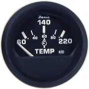 Faria 12819 Euro Cylinder Head Temperature Gauge with Sender - 2"