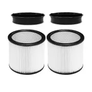 90304 Replacement Filter for Shop Vac 90304, 90350, 90333, 90585, 5 Gallon and Above Wet/Dry Vacuum