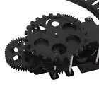 HG 3D Moving Gear Clock Retro Large Hanging Gear Clock Mechanical Hour