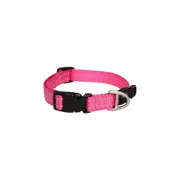 Rogz Pink Medium 16mm Wide x 26cm to 40cm Classic Utility Collar for Dogs & Puppies