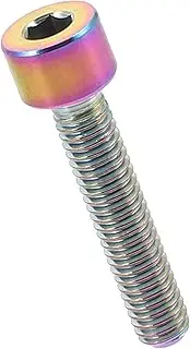 Kisangel Universal Tapered Bolt M4x20mm Bike Stem Bolt Bicycle Wheel Stem Bolt Titanium