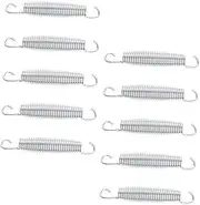10Pcs Extended Compressed Trampoline Springs for Outdoor Use Durable and Wear Resistant Replacement Springs with Strong Load Bearing Capacity for Trampoline Repair