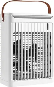 [Fahgaer] Air Cooler Humidifier with 5 Speeds 7 Color Light Personal Air Conditioner Fan for Room Office