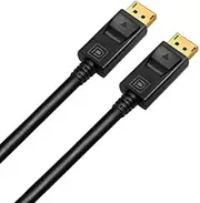 1m Male to M DisplayPort 1.2 4K HD Display Port Cable Connector Black