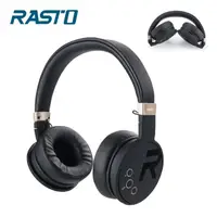 在飛比找COCORO Life優惠-【RASTO】 RS24 藍牙曜石黑摺疊耳罩式耳機