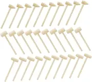UTHCLO 30 Pcs Mini Wooden Mallets Multi Functional Hammers for Educational Play and Kitchen Use Lightweight and Safe for Boy Girl for Cognitive Development and Portable Fun
