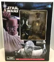Kotobukiya ArtFX Star Wars YODA & MACE WINDU 1/7 Scale Pre-Painted Model Kit *