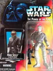 Star Wars Han Solo in Hoth Gear POTF Open Hand Red Card Easter gift?