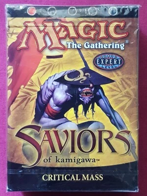 Magic The Gathering SAVIORS OF KAMIGAWA CRITICAL MASS Sealed Theme Deck MTG
