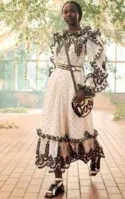 ZIMMERMANN THE LOVESTRUCK ROPE SKIRT, NEW WITH TAGS, SIZE 2