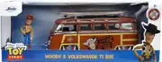 Toy story Volkswagen Combi 1963 With Figurine Woody, JAD33176 ,Scale 1/24, JADA TOYS