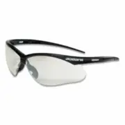 Jackson Safety 138-50004 Safety Glasses with Black Frame & Indoor-Outdoor Mir...