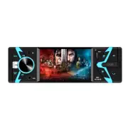 Bluetooth 1 Din 4.1in Radio Car Stereo MP5 Player Hands Free FM AUX W/Microphone (for: Fiat)