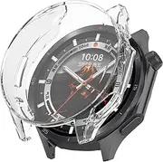Case Compatible with OnePlus Watch 3, TPU Soft Silicone, All-Inclusive Protection, Drop-Resistant.(Transparent)