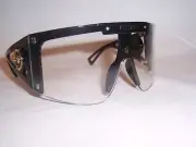 NEW VERSACE SUNGLASSES VE 4393 GB1/1W BLACK/CLEAR 46MM AUTHENTIC 4393