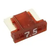 Low Profile Mini Fuse (Color Brown) 7.5 AMP 25 pcs