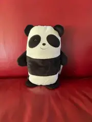 Cubcoats Papo the Panda Pull-Over Hoodie Color Dark Grey Size 3T