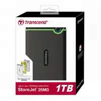 在飛比找有閑購物優惠-【免運費】 創見 1TB 25M3S 綠色 USB3.1 2