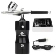 Mini Auto Action Airbrush Air Compressor Kit Spray Gun Tattoo Nail Art Painting