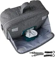 uniiversal Baby Stroller Organizer - Baby Bag Organiser | Baby Pram Bag Organiser, Large Capacity Buggys Organiser Bag, Storage Bag Diaper Bag Cup Bottle Holder Phone Pocket for Outdoor Travel