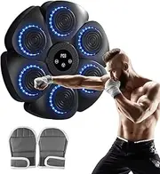 2025 Upgraded Music Boxing Machine with Boxing Gloves, Smart Connection Boxing Equipment Wall Mounted Boxing Punching Pad, Boxing Training Target Workout for Adults and Kids Home