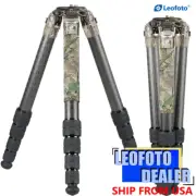 Leofoto LM-365C-Camo Carbon Fiber Tripod with 75mm Video Bowl+Platform and Bag