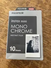 FujiFilm, Instax Mini, Mono Chrome, Instant Film, 10 Sheets, 04/22