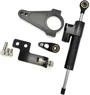 ZUXIM for Inxing, V7 Spare Parts Handlebar Stabiliser Electric Scooter Directional Steering Damper Electric Scooters Damper Kit(Black Damper and Bracket1)