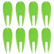 Golf Divot Tool, 8 Pack Plastic Golf Repair Tool Ball Marker for Golfer, Green