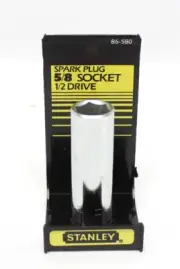 Vintage '81 Stanley Workmaster Spark Plug 5/8" Socket 1/2" Drive #86-580 USA NOS