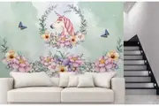 3D Home Wallpaper Unicorn 195 ACH Wall Murals Self-adhesive Vinyl Wallpaper Murals