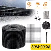 30m Solar Panel Bird Proofing Kit w/ Stainless Steel Mesh & 100x Fasteners