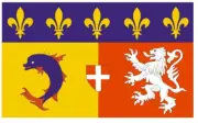 Rhone-Alpes Flag Sticker Decal