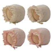 Newborn Baby Sunshade Hat Infant Princess Adjustable Hats Breathable Bonnet Cap