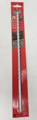 Vermont American 14046 3/8" x 13" Rotary Masonry Drill Bit Fast Double Flute