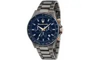 Maserati Sfida Chronograph Stainless Steel Blue Dial Quartz R8873640001 100M Men's Watch