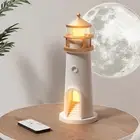 Bluetooth Music Moon Projection Light Sleeping Lamp Desktop Decor