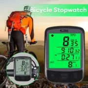 Waterproof LCD Digital Computer Bicycle Bike Backlight Speedometer Odometer