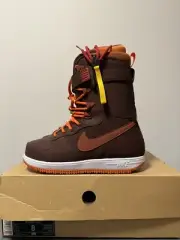 Nike Zoom Force 1 Snowboard Boots Brkrt Brown Size 8 334841-288