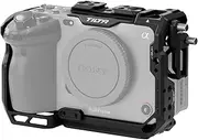 Tilta FX30 FX3 Cage Full Camera Cage Compatible with Sony FX30 FX3, with HDMI Cable Clamp Quick Release Plate Cold Shoe NATO Rail 1/4"-20 3/8"-16 Threads with Locating Pins - Black TA-T16-FCC-B