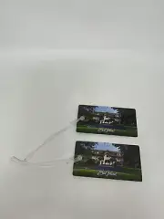Two Sea Island Georgia CloisterLuggage Tags Name Card Holder Travel Bag Suitcase