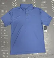 Ben Hogan Performance Men’s Birdseye Geometric Print Golf Polo Shirt, S (34-36)