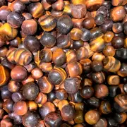 2.2LB NICE!! NATURAL Red Tiger's Eye rough/Large Particles Healing （Semicircle）