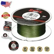 Advanced 832 30 lb Braid Fishing Line - Abrasion Resistant & Hydrophobic Green