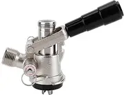 Keg Coupler,S Type 304 Stainless Steel Keg Taps for Beer,Durable Beer Accessories Beer Dispenser for Home Bar