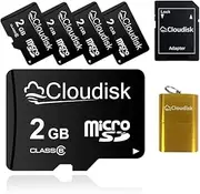 5Pack 2GB Micro SD Card 2 GB MicroSD Memory Card Class4,Bulk Sale