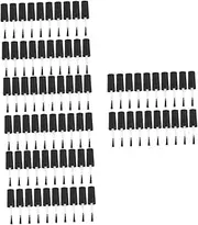 Ipetboom Sets Nail Polish Bottle Brush Set Empty Gel Polish Brush Caps Soft Bristles for Application Pcs
